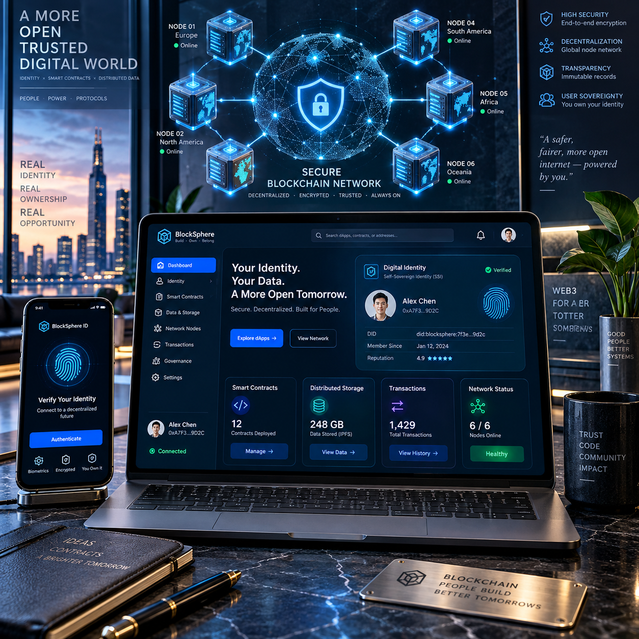 The Role of Blockchain in Digital Services: Benefits, Use Cases, and Web Development Considerations